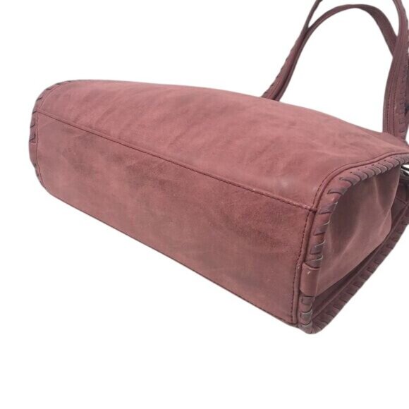 Steven by Steve Madden Jonah Tassel Bag Boho-Chic Mauve Shoulder Bag Gold Stud - Picture 10 of 16